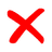 X icon